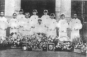 1928年伍哲英与中国红十字会总医院（华山）护校毕业生